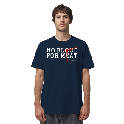 vegwear "no blood for meat" - unisex Bio T-Shirt