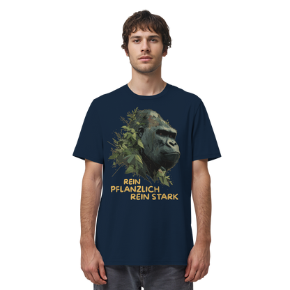 vegwear "Gorilla, rein pflanzlich, rein stark" - unisex Bio T-Shirt