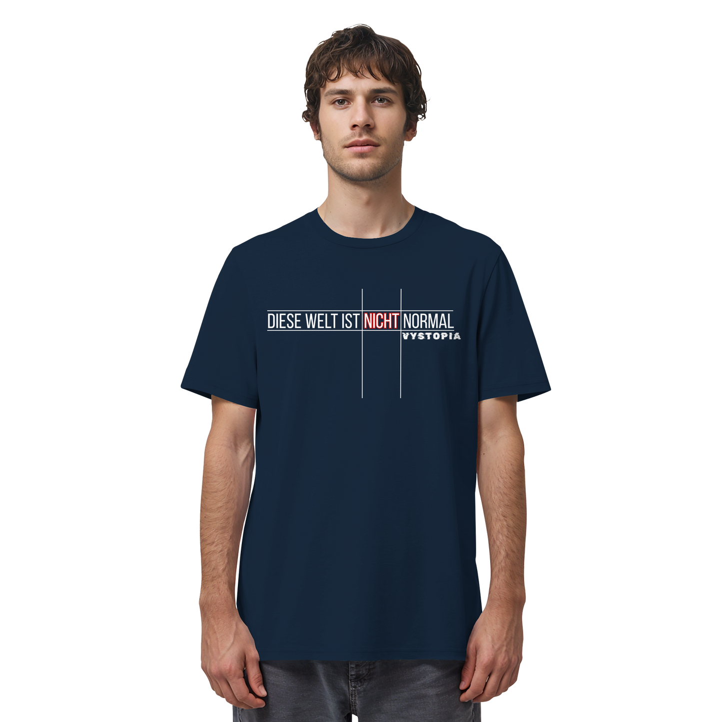vegwear "Diese Welt ist nicht normal" - unisex Bio T-Shirt