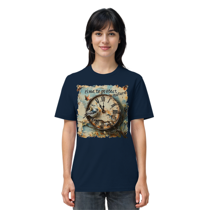 vegwear "time to protect nature" - unisex T-Shirt, nachhaltige Mode