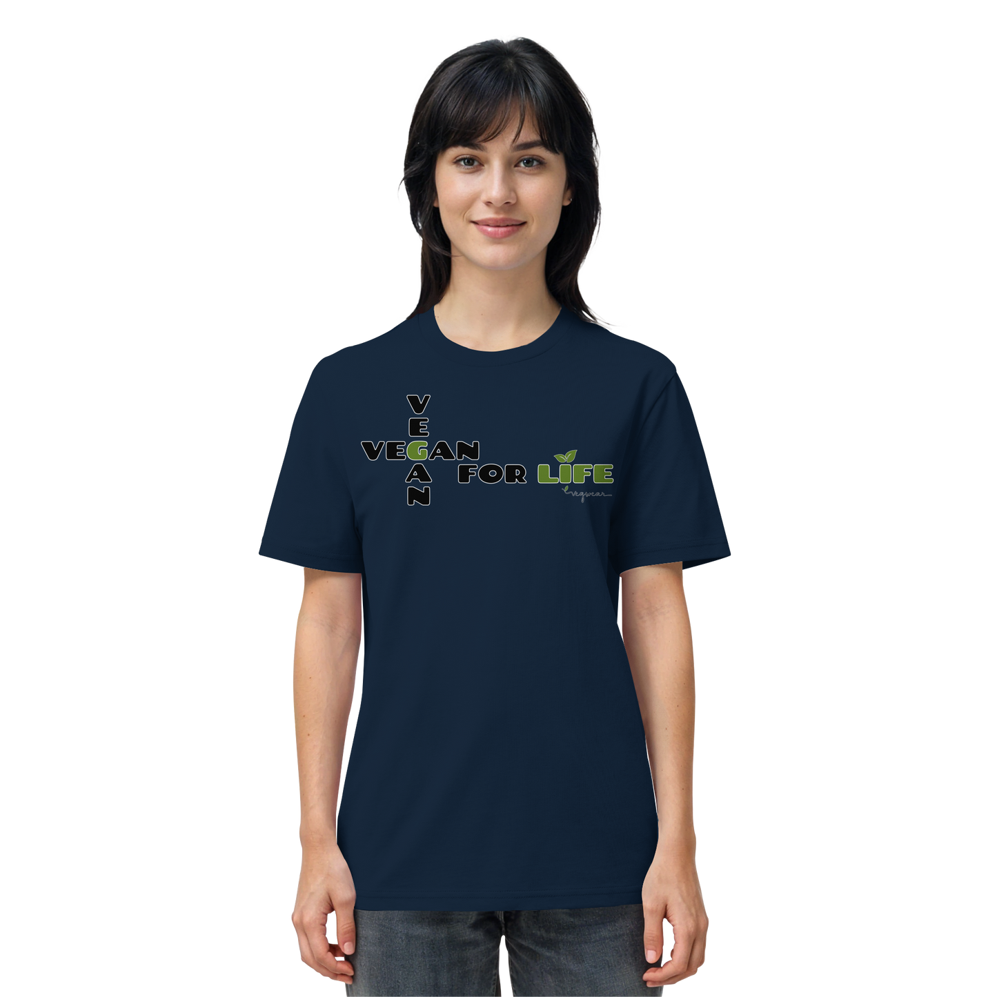 vegwear "vegan for life" - unisex T-Shirt bio vegan fair