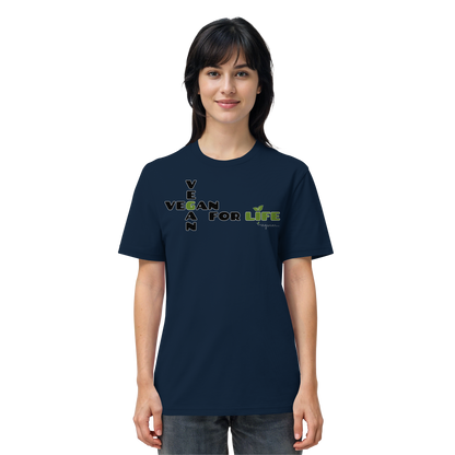 vegwear "vegan for life" - unisex T-Shirt bio vegan fair