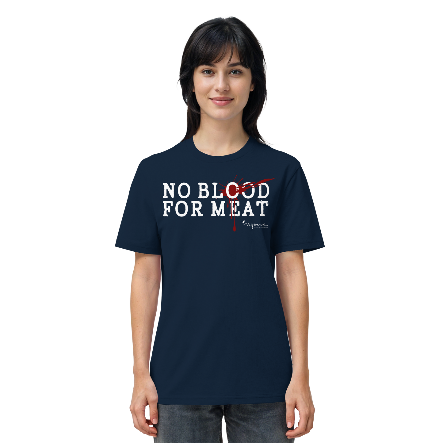 vegwear "no blood for meat" - unisex Bio T-Shirt