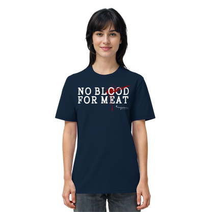 vegwear "no blood for meat" - unisex Bio T-Shirt