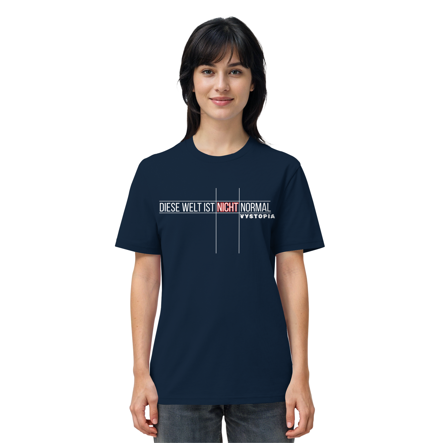 vegwear "Diese Welt ist nicht normal" - unisex Bio T-Shirt