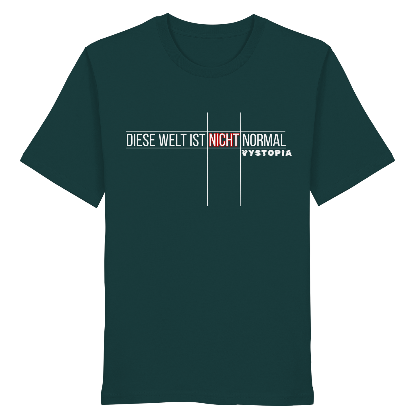 vegwear "Diese Welt ist nicht normal" - unisex Bio T-Shirt