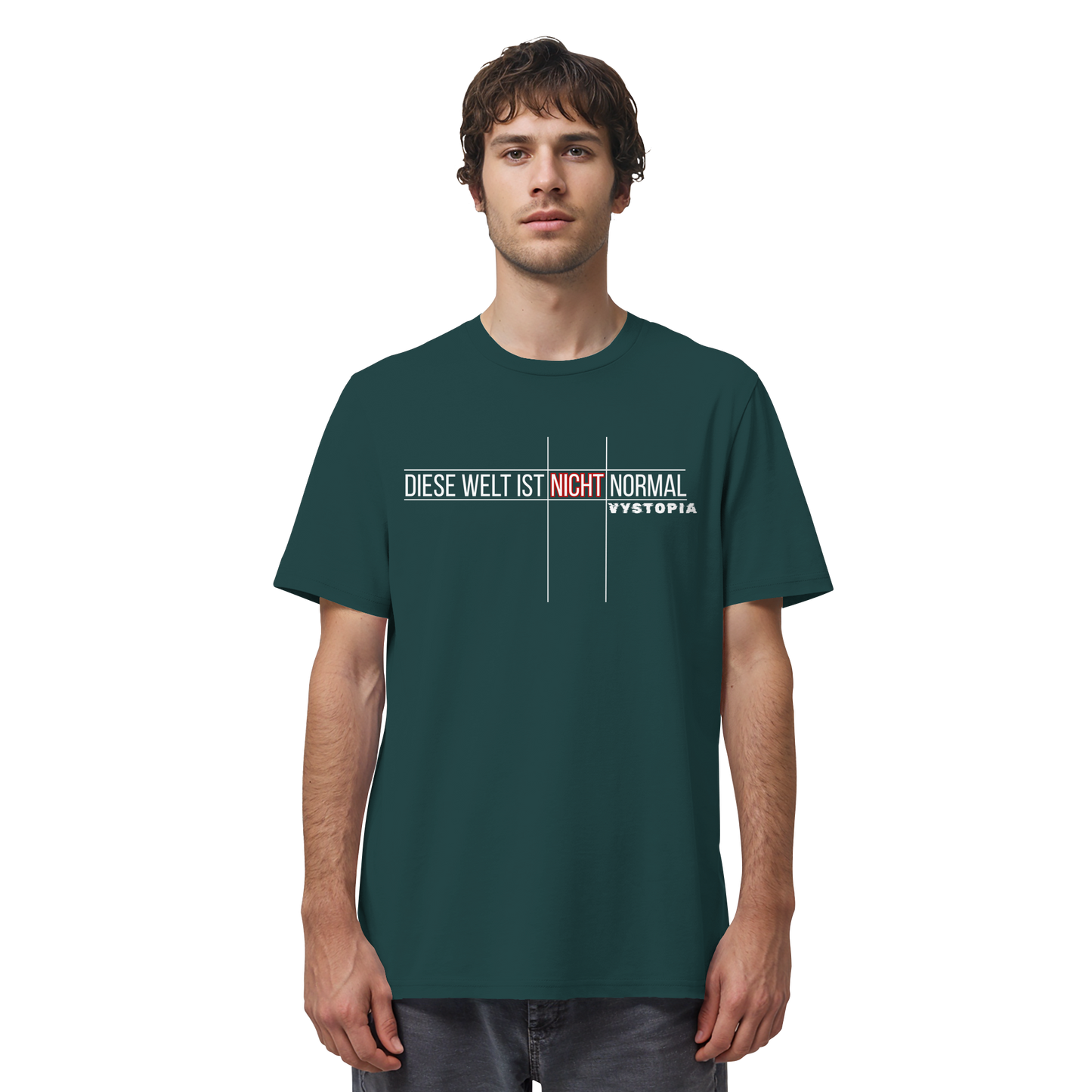 vegwear "Diese Welt ist nicht normal" - unisex Bio T-Shirt