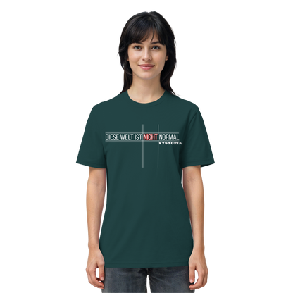 vegwear "Diese Welt ist nicht normal" - unisex Bio T-Shirt