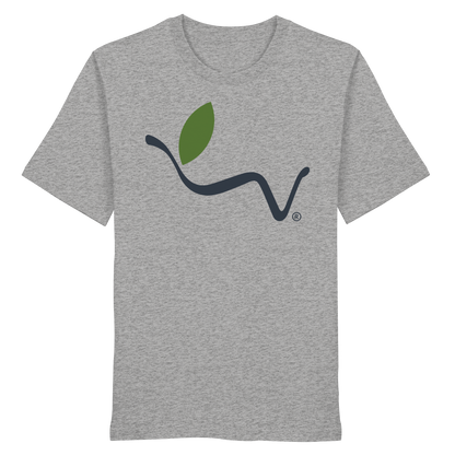 Motif "vegwear logo gray" - unisex organic T-shirt
