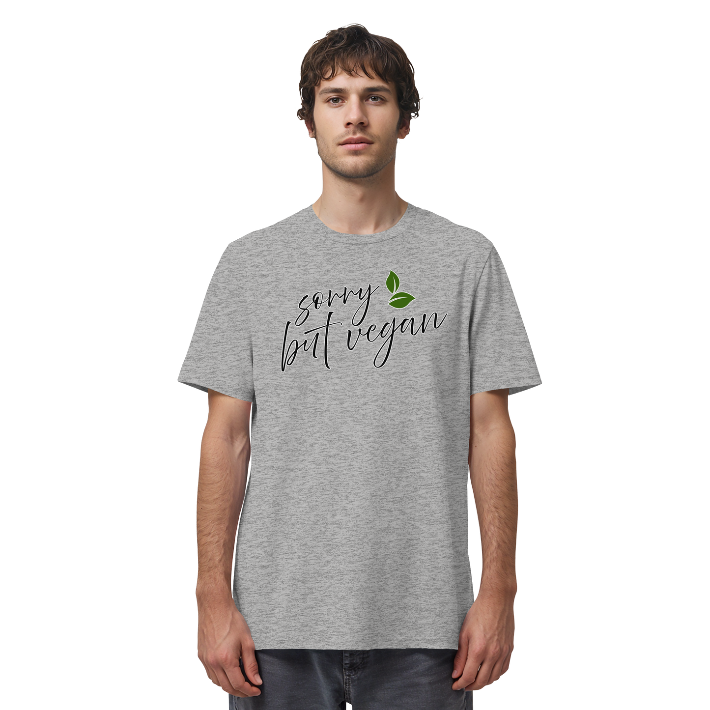 Motiv "sorry but vegan" - unisex Bio T-Shirt