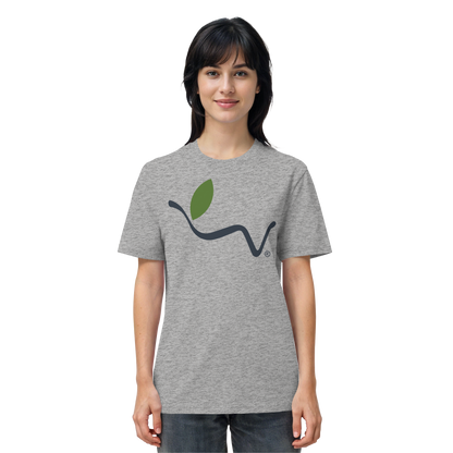 Motif "vegwear logo gray" - unisex organic T-shirt