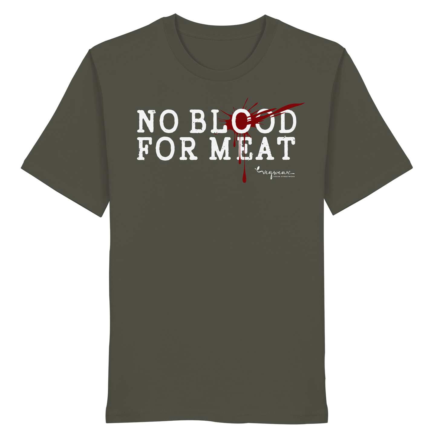 vegwear "no blood for meat" - unisex Bio T-Shirt
