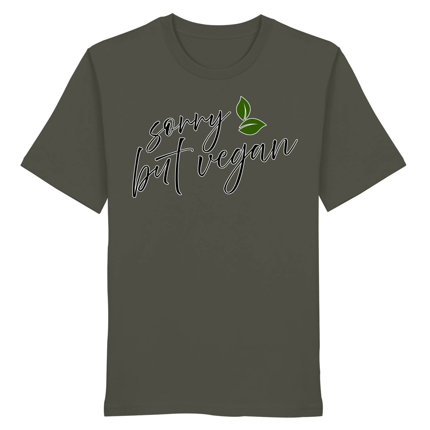 vegwear "sorry but vegan" - unisex T-shirt, organic, vegan, sustainable