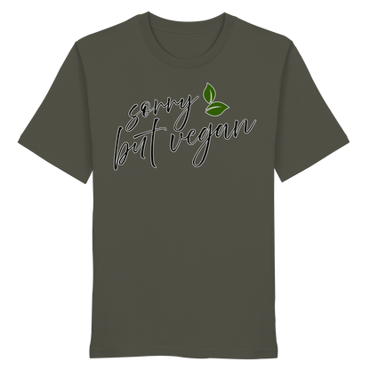 vegwear "sorry but vegan" - unisex T-shirt, organic, vegan, sustainable
