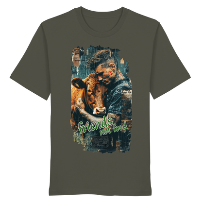 vegwear "friends not food" - unisex T-Shirt, vegan, fair, cool