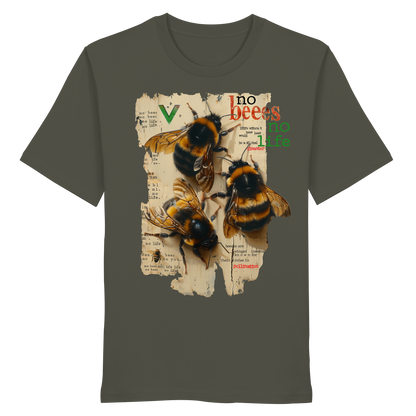 vegwear "no bees, no life" - unisex Bio T-Shirt, vegan fair