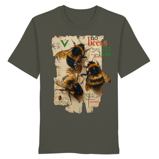 vegwear "no bees, no life" - unisex Bio T-Shirt, vegan fair