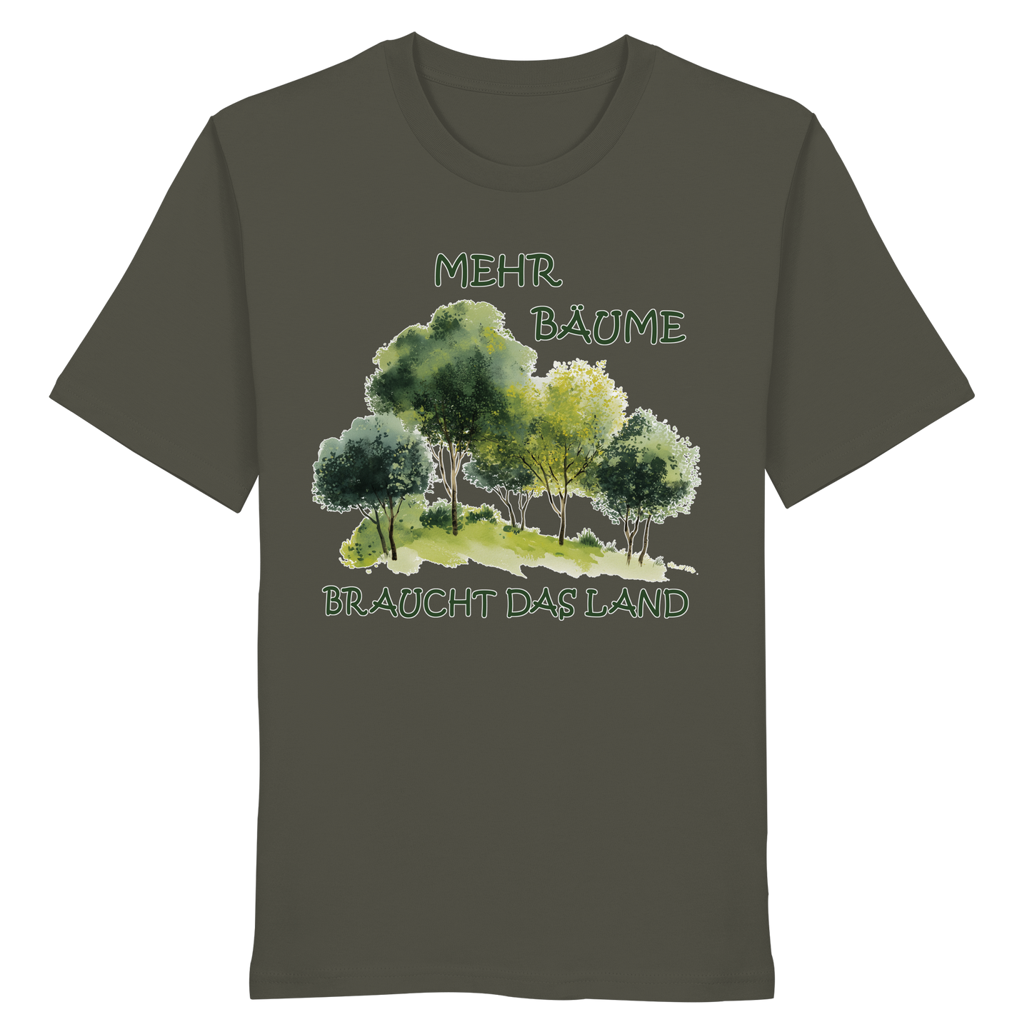 vegwear "mehr Bäume braucht das Land" - unisex Bio T-Shirt, vegan, fair, nachhaltig