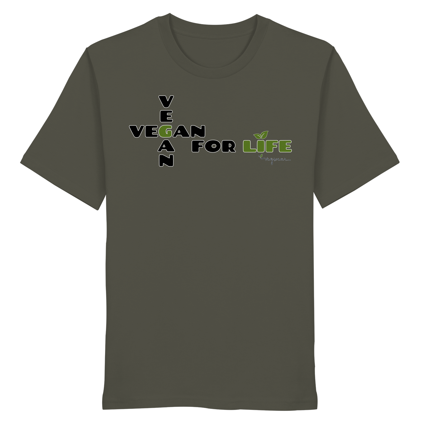 vegwear "vegan for life" - unisex T-Shirt bio vegan fair