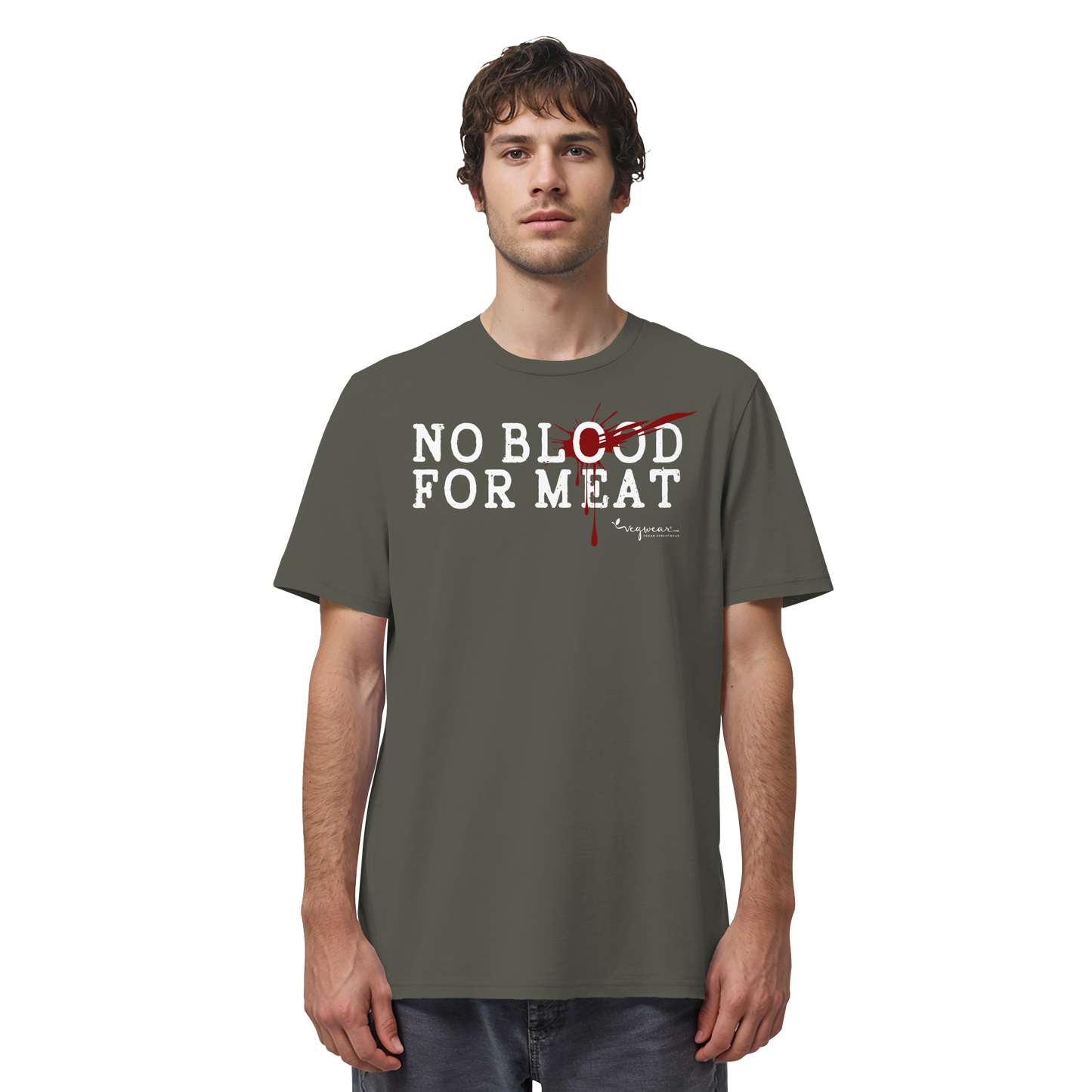 'no blood for meat' T-Shirt - Unisex Bio-T-Shirt | vegwear