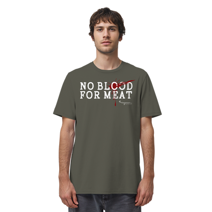 'no blood for meat' T-Shirt - Unisex Bio-T-Shirt | vegwear