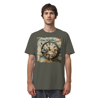 vegwear "time to protect nature" - unisex T-Shirt, nachhaltige Mode