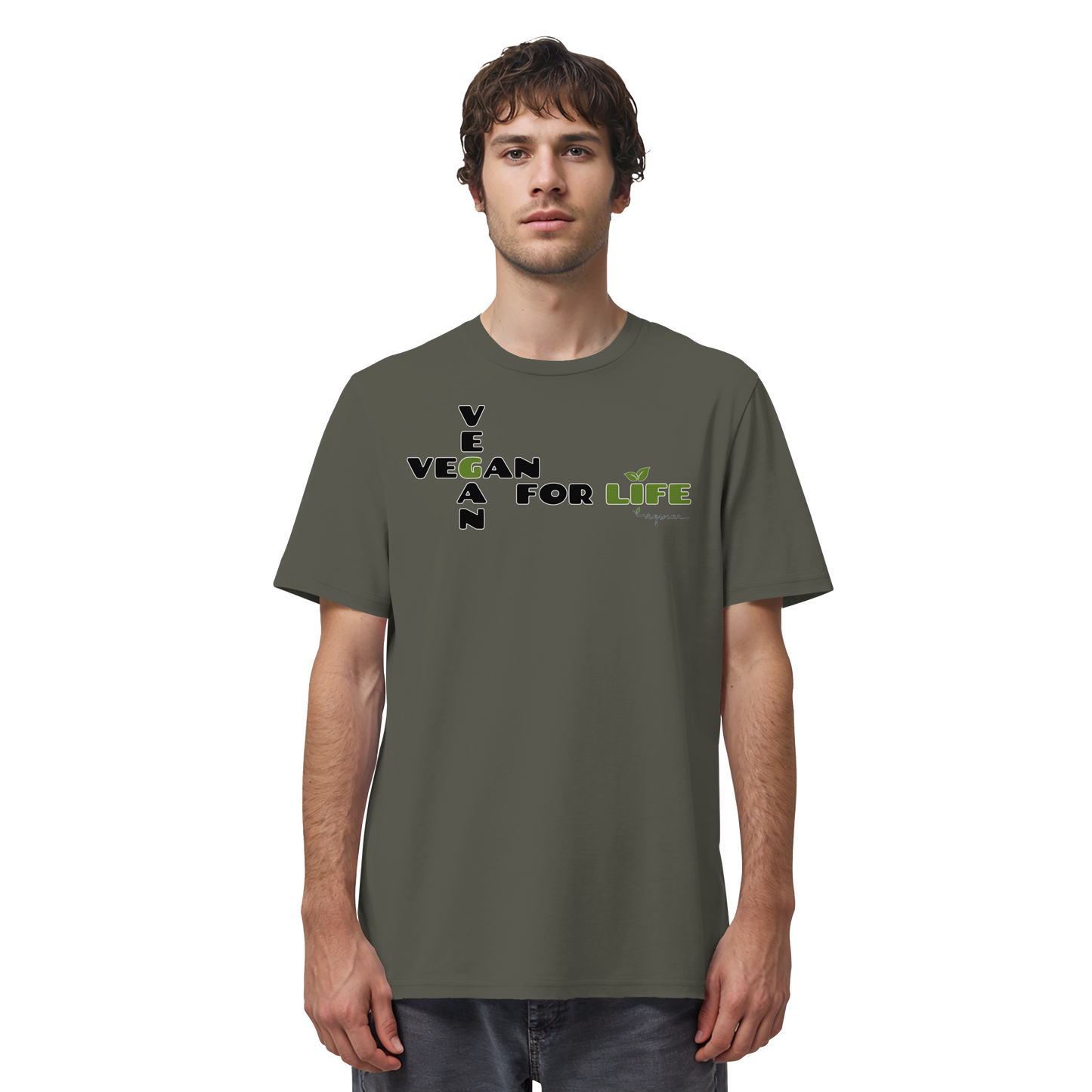 vegwear "vegan for life" - unisex T-Shirt bio vegan fair