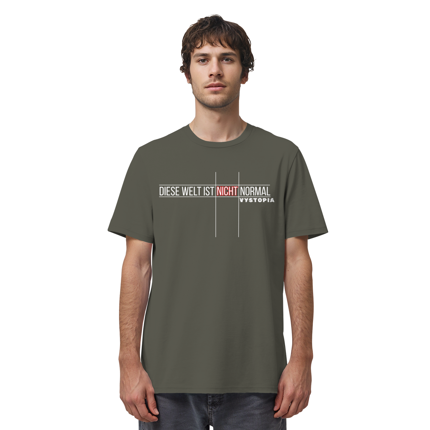 vegwear "Diese Welt ist nicht normal" - unisex Bio T-Shirt