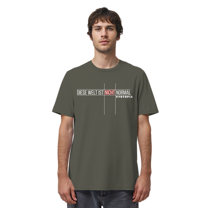 vegwear "Diese Welt ist nicht normal" - unisex Bio T-Shirt