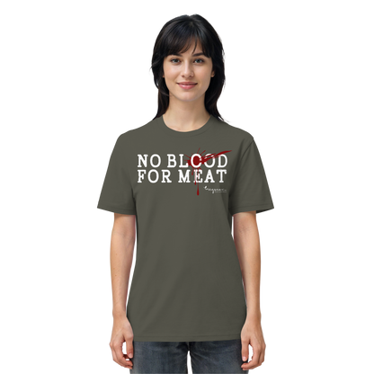 vegwear "no blood for meat" - unisex Bio T-Shirt