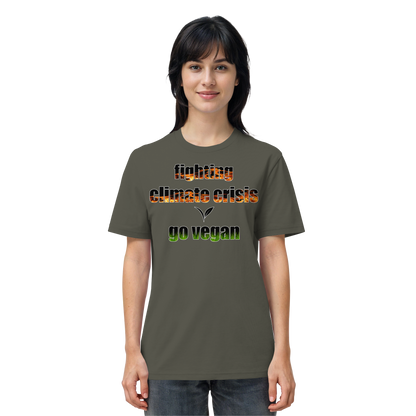 vegwear "fighting climate cirsis" - unisex Bio T-Shirt, vegan & klimafreundlich