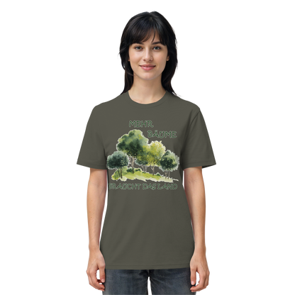 vegwear "mehr Bäume braucht das Land" - unisex Bio T-Shirt, vegan, fair, nachhaltig