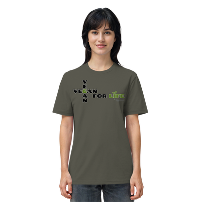 vegwear "vegan for life" - unisex T-Shirt bio vegan fair