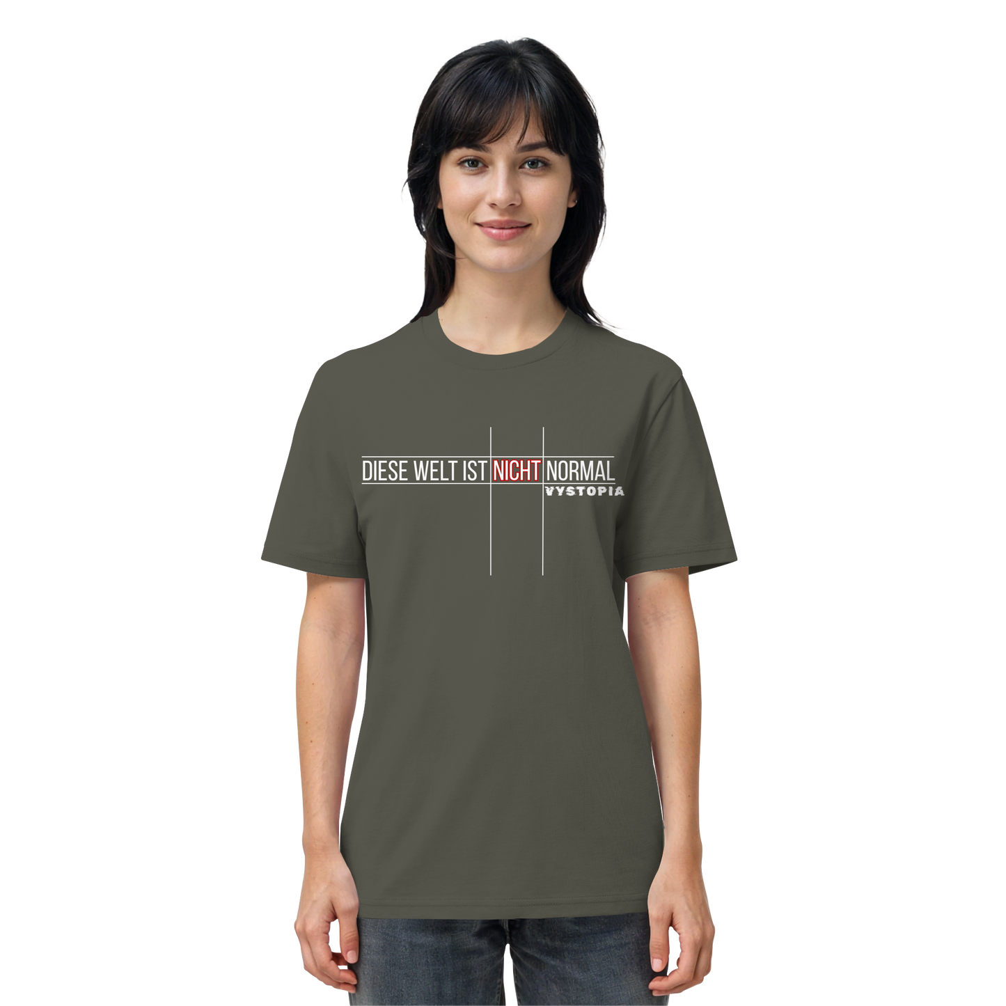 vegwear "Diese Welt ist nicht normal" - unisex Bio T-Shirt