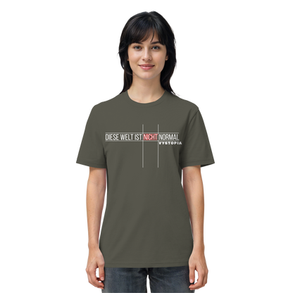 vegwear "Diese Welt ist nicht normal" - unisex Bio T-Shirt