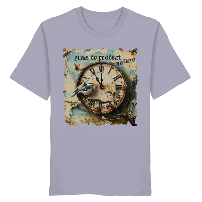 vegwear "time to protect nature" - unisex T-Shirt, nachhaltige Mode