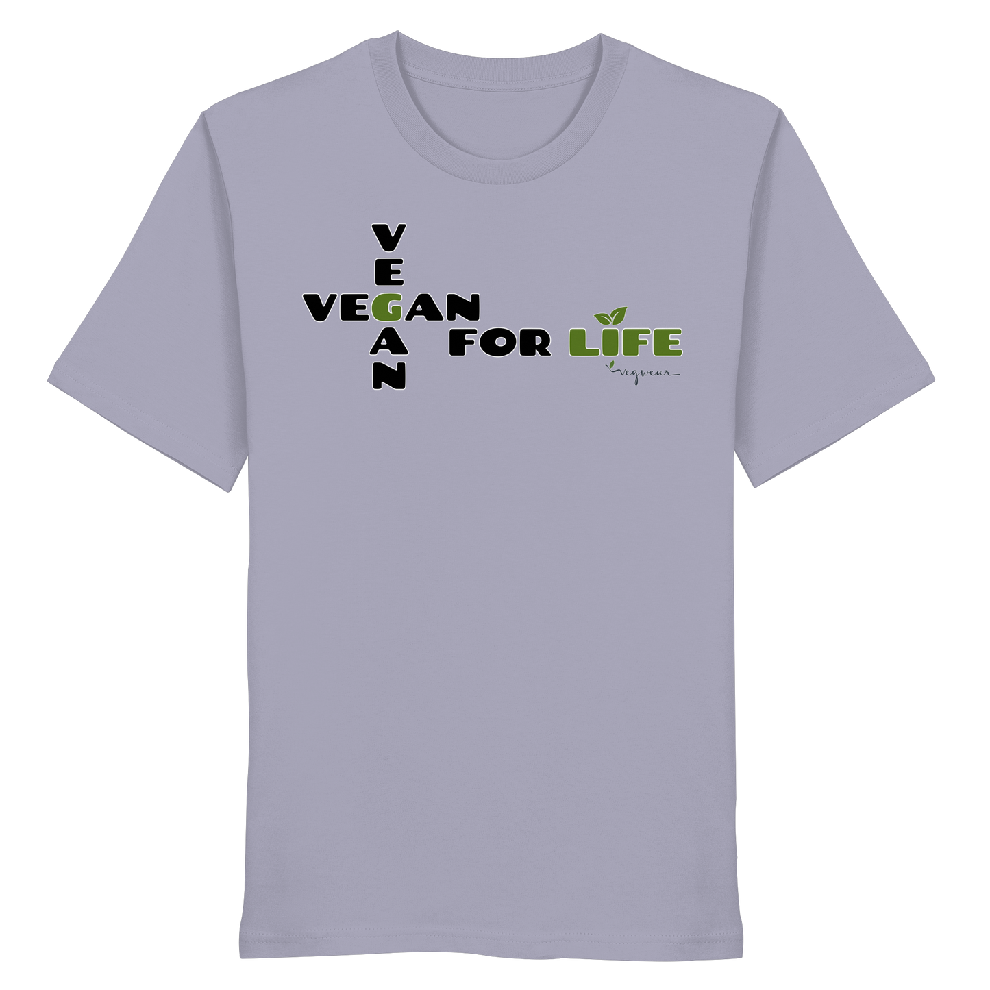 vegwear "vegan for life" - unisex T-Shirt bio vegan fair