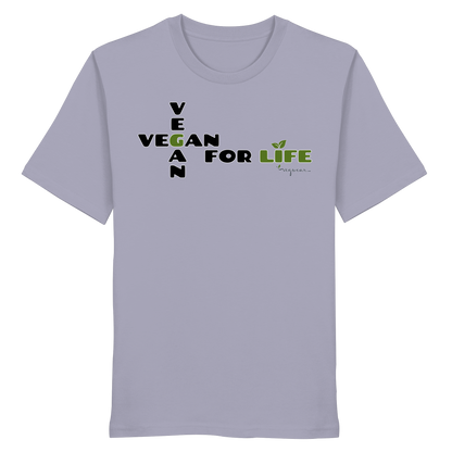 vegwear "vegan for life" - unisex T-Shirt bio vegan fair