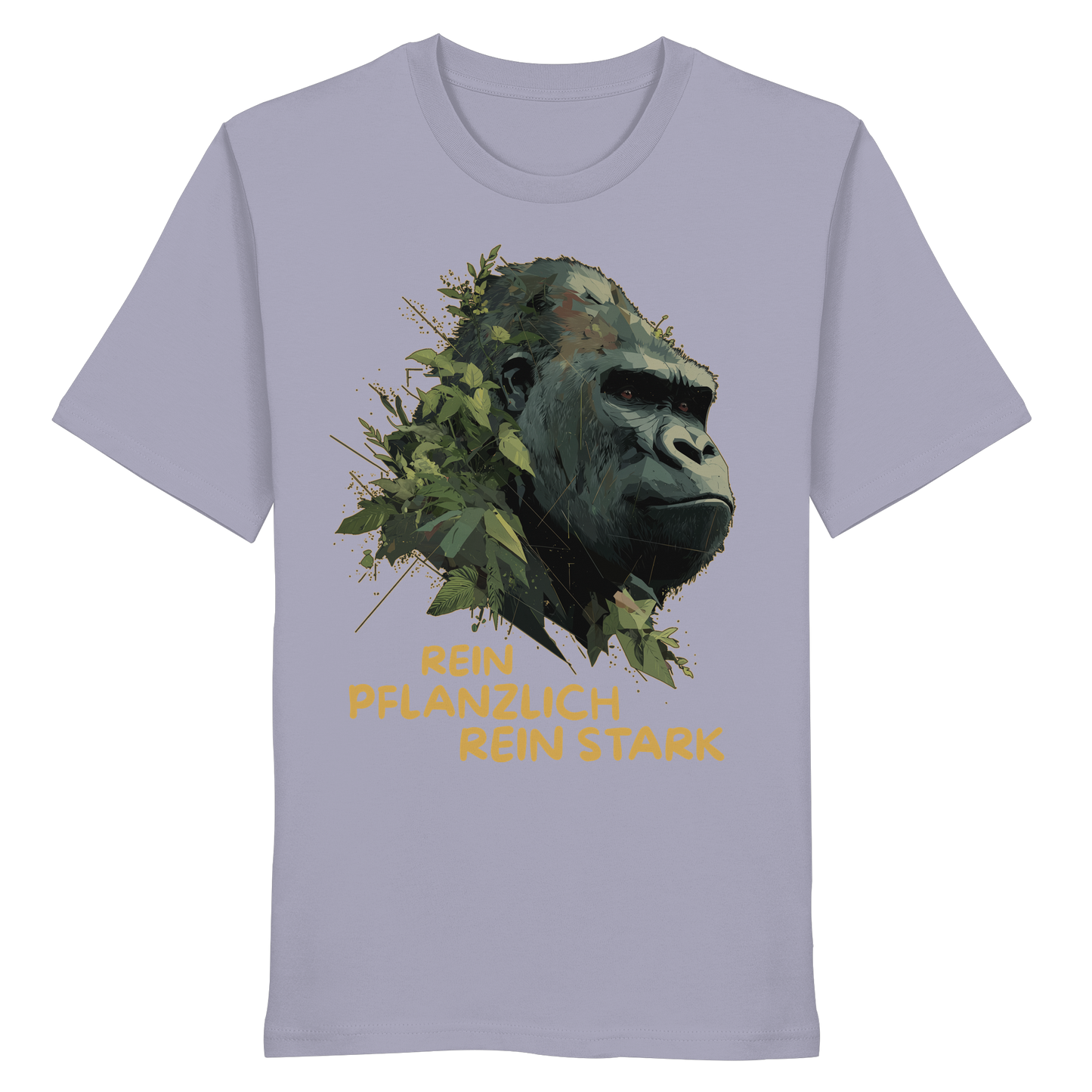 vegwear "Gorilla, rein pflanzlich, rein stark" - unisex Bio T-Shirt