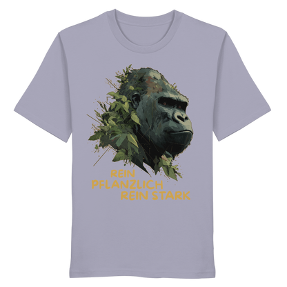 vegwear "Gorilla, rein pflanzlich, rein stark" - unisex Bio T-Shirt