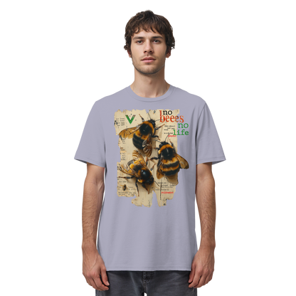 vegwear "no bees, no life" - unisex Bio T-Shirt, vegan fair