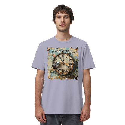 vegwear "time to protect nature" - unisex T-Shirt, nachhaltige Mode