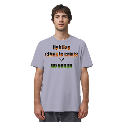 vegwear "fighting climate cirsis" - unisex Bio T-Shirt, vegan & klimafreundlich