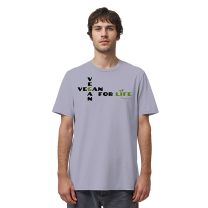 vegwear "vegan for life" - unisex T-Shirt bio vegan fair
