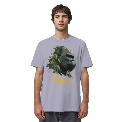 vegwear "Gorilla, rein pflanzlich, rein stark" - unisex Bio T-Shirt