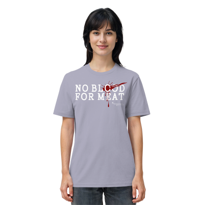 vegwear "no blood for meat" - unisex Bio T-Shirt