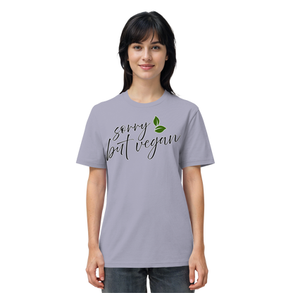 vegwear "sorry but vegan" - unisex T-shirt, organic, vegan, sustainable
