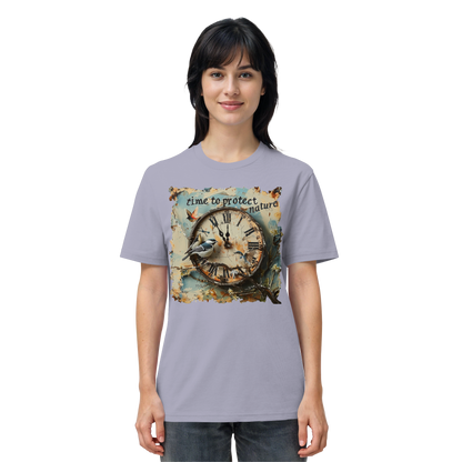 vegwear "time to protect nature" - unisex T-Shirt, nachhaltige Mode