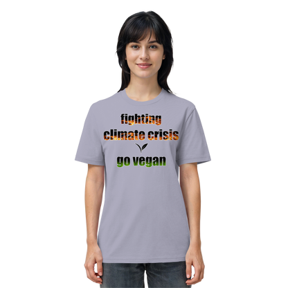 vegwear "fighting climate cirsis" - unisex Bio T-Shirt, vegan & klimafreundlich
