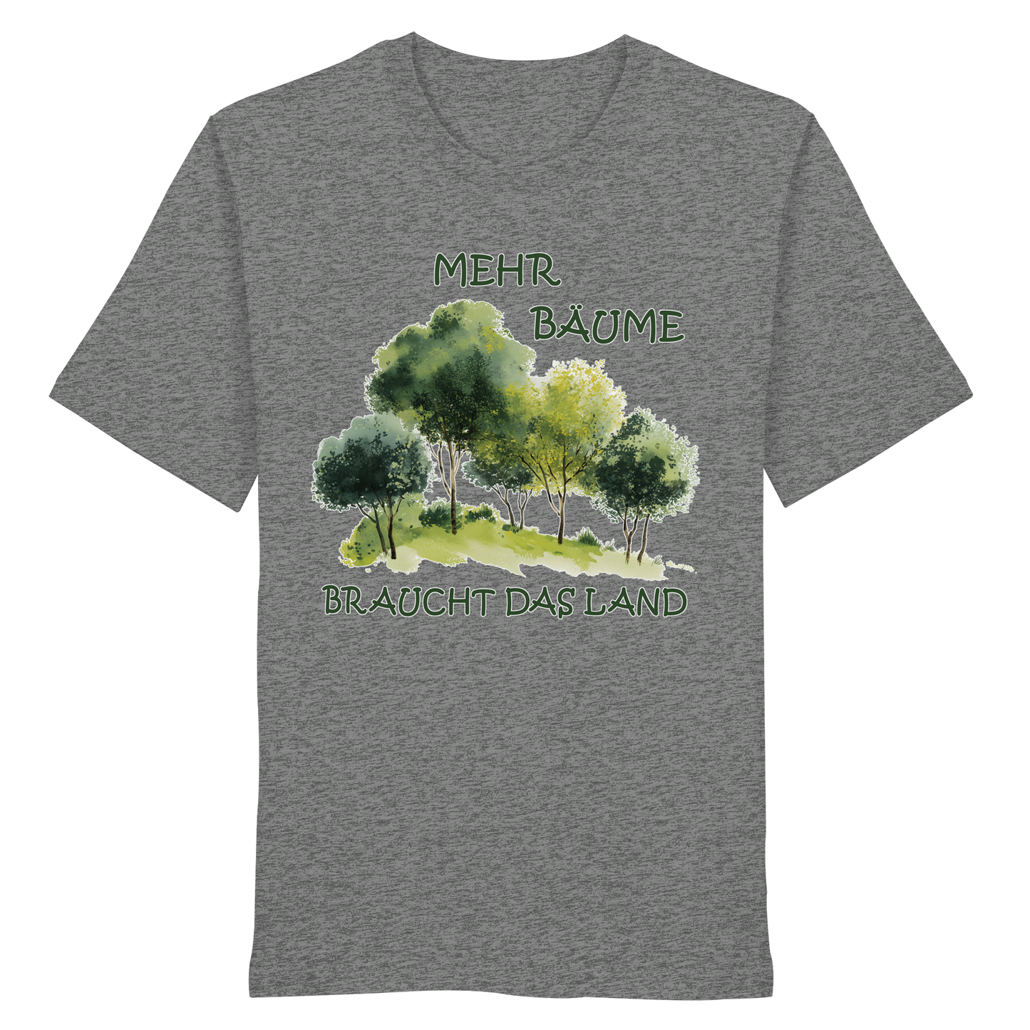 vegwear "mehr Bäume braucht das Land" - unisex Bio T-Shirt, vegan, fair, nachhaltig